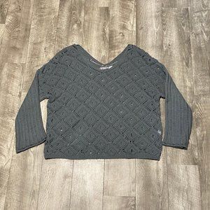 AQE FASHION BLUE SWEATER